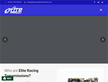 Tablet Screenshot of eliteracingtransmissions.com